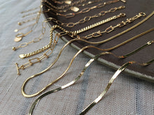 Load image into Gallery viewer, LUOWEND 18K Yellow Gold Snake Chain Necklace for Women