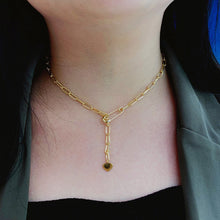 Load image into Gallery viewer, LUOWEND 18K Yellow Gold Necklace for Women