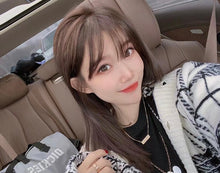 Load image into Gallery viewer, LUOWEND 18K Yellow Gold Real Natural Diamond Necklace for Women