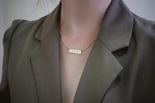 Load image into Gallery viewer, LUOWEND 18K Yellow Gold Real Natural Diamond Necklace for Women