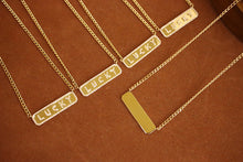 Load image into Gallery viewer, LUOWEND 18K Yellow Gold Real Natural Diamond Necklace for Women