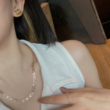 Load image into Gallery viewer, LUOWEND 18K Yellow Gold Necklace for Women