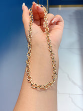 Load image into Gallery viewer, LUOWEND 18K Yellow Gold Necklace for Women