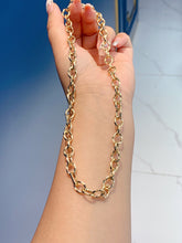 Load image into Gallery viewer, LUOWEND 18K Yellow Gold Necklace for Women