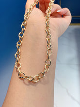 Load image into Gallery viewer, LUOWEND 18K Yellow Gold Necklace for Women