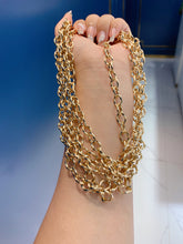 Load image into Gallery viewer, LUOWEND 18K Yellow Gold Necklace for Women