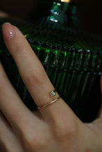 Load image into Gallery viewer, LUOWEND 18K Yellow Gold Real Natural Diamond Ring for Women