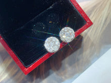 Load image into Gallery viewer, LUOWEND 18K White or Yellow Gold Real Natural Diamond Pendant Necklace for Women