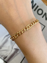 Load image into Gallery viewer, LUOWEND 18K Yellow Gold Bracelet for Women