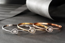 Load image into Gallery viewer, LUOWEND 18K Gold Real Natural Diamond Bracelet for Women