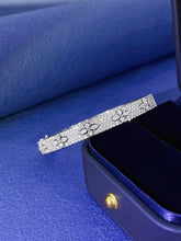 Load image into Gallery viewer, LUOWEND 18K White Gold Real Natural Diamond Bracelet for Women