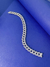 Load image into Gallery viewer, LUOWEND 18K White or Yellow Gold Real Natural Diamond Bracelet for Women