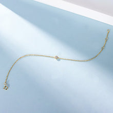 Load image into Gallery viewer, LUOWEND 18K Gold Real Natural Diamond Bracelet for Women