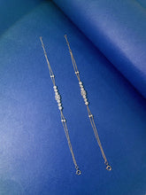 Load image into Gallery viewer, LUOWEND 18K White or Rose Gold Real Natural Diamond Bracelet for Women