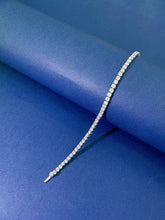 Load image into Gallery viewer, LUOWEND 18K White Gold Real Natural Diamond Bracelet for Women