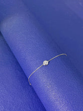 Load image into Gallery viewer, LUOWEND 18K White or Rose Gold Real Natural Diamond Bracelet for Women