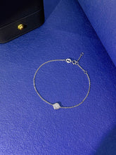 Load image into Gallery viewer, LUOWEND 18K White or Rose Gold Real Natural Diamond Bracelet for Women