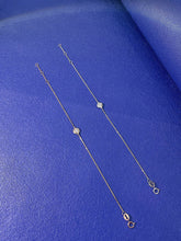 Load image into Gallery viewer, LUOWEND 18K White or Rose Gold Real Natural Diamond Bracelet for Women