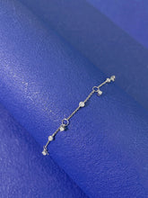 Load image into Gallery viewer, LUOWEND 18K White or Rose Gold Real Natural Diamond Bracelet for Women