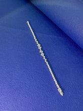 Load image into Gallery viewer, LUOWEND 18K White Gold Real Natural Diamond Bracelet for Women