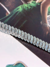 Load image into Gallery viewer, LUOWEND 18K White Gold Real Natural Diamond Bracelet for Women