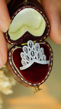 Load image into Gallery viewer, LUOWEND 18K White Gold Real Natural Diamond Ring for Women
