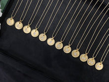 Load image into Gallery viewer, LUOWEND 18K Yellow Gold Real Natural Diamond Pendant Necklace for Women