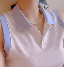 Load image into Gallery viewer, LUOWEND Natural Feshwater Pear Necklace for Women