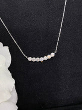 Load image into Gallery viewer, LUOWEND 18K White Gold Real Natural Diamond Pendant Necklace for Women