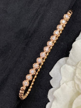 Load image into Gallery viewer, LUOWEND 18K White/Yellow/Rose Gold Real Natural Diamond Bracelet for Women