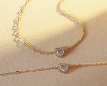 Load image into Gallery viewer, LUOWEND 18K Yellow Gold Real Natural Jadeite Bracelet and Anklet Chain for Women