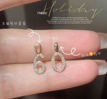 Load image into Gallery viewer, LUOWEND 18K Rose Gold Real Natural Diamond Necklace for Women