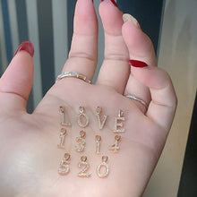 Load image into Gallery viewer, LUOWEND 18K Rose Gold Real Natural Diamond Necklace for Women