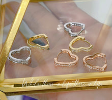 Load image into Gallery viewer, LUOWEND 18K White/Rose/Yellow Gold Real Natural Diamond Earrings for Women