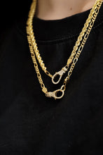 Load image into Gallery viewer, LUOWEND 18K Yellow Gold Real Natural Diamond Necklace for Women