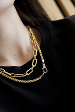 Load image into Gallery viewer, LUOWEND 18K Yellow Gold Real Natural Diamond Necklace for Women