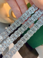 Load image into Gallery viewer, LUOWEND 18K White Gold Real Natural Diamond Bracelet for Women