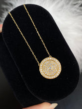 Load image into Gallery viewer, LUOWEND 18k Yellow Gold Natural Diamond Necklace for Women