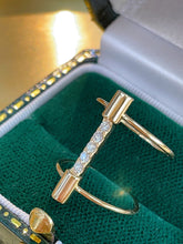 Load image into Gallery viewer, LUOWEND 18K Yellow Gold Fine Jewelry Real Natural Diamond Ring for Women