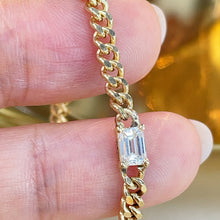 Load image into Gallery viewer, LUOWEND 18K Yellow Gold Fine Jewelry Real Natural Diamond Bracelet for Women