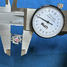 Load image into Gallery viewer, LUOWEND 18K White Gold Natural Pink Diamond Ring for Women