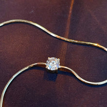 Load image into Gallery viewer, LUOWEND 18K Yellow Gold Fine Jewelry Real Natural Diamond Bracelet for Women
