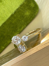 Load image into Gallery viewer, LUOWEND 18K Yellow Gold Fine Jewelry Real Natural Diamond Ring for Women