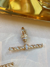 Load image into Gallery viewer, LUOWEND 18K White/Yellow Gold Fine Jewelry Real Natural Diamond Pendant for Women