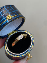 Load image into Gallery viewer, LUOWEND 18K Yellow Gold Natural Diamond Ring for Women