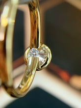 Load image into Gallery viewer, LUOWEND 18K Yellow Gold Fine Jewelry Real Natural Diamond Ring for Women