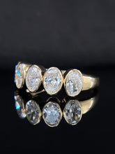 Load image into Gallery viewer, LUOWEND 18K Yellow Gold Fine Jewelry Real Natural Diamond Ring for Women