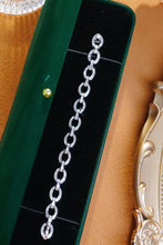 Load image into Gallery viewer, LUOWEND 18K White Gold Real Natural Diamond Bracelet for Women