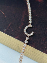 Load image into Gallery viewer, LUOWEND 18K White/Yellow/Rose Gold Real Natural Diamond Bracelet for Women