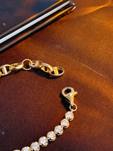 Load image into Gallery viewer, LUOWEND 18K Yellow Gold Fine Jewelry Real Natural Diamond Bracelet for Women